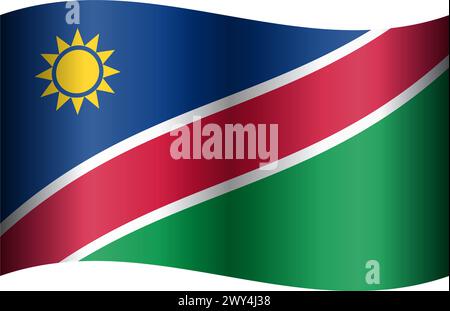 Namibia flag Stock Vector