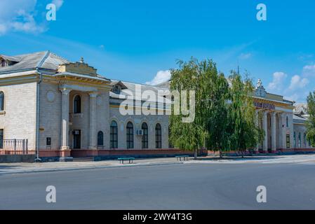 Bender train station in Moldova Stock Photo