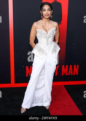 Hollywood, United States. 03rd Apr, 2024. HOLLYWOOD, LOS ANGELES, CALIFORNIA, USA - APRIL 03: Sobhita Dhulipala arrives at the Los Angeles Premiere Of Universal Pictures 'Monkey Man' held at the TCL Chinese Theatre IMAX on April 3, 2024 in Hollywood, Los Angeles, California, United States. (Photo by Xavier Collin/Image Press Agency) Credit: Image Press Agency/Alamy Live News Stock Photo