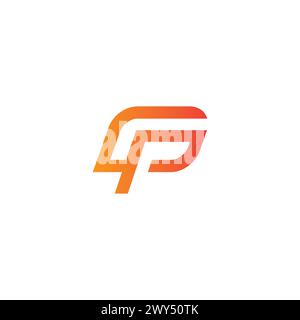 GP Logo Symbol. Letter GP Icon. GP Initial Logo Stock Vector