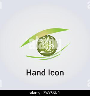Hands Icon Spirituality Help Solidarity Compassion Care Love Prayer Logo Multiple Colors Diversity Stock Vector