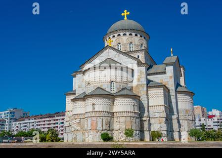 Orthodox Temple of Christ's Resurrection in Podgorica, Montenegro Stock Photo