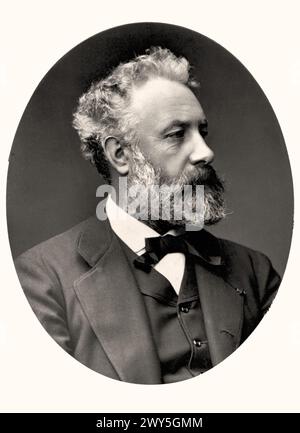 Jules Verne (1828-1905) French adventure and science fiction writer  - Unknow photographer Stock Photo