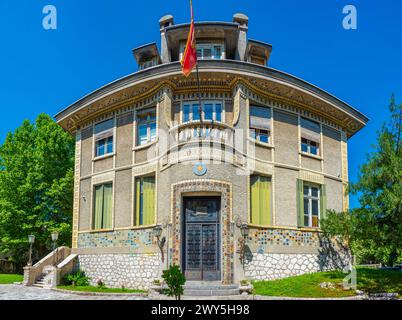 Former French embassy in Cetinje, Montenegro Stock Photo