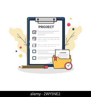 Project Management Concept Vector Illustration Stock Vector