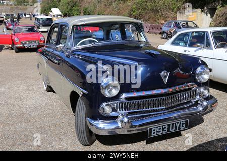 Vauxhall Cresta (1956), Easter Gathering (pre-1994 cars), 30th March 2024, Brooklands Museum, Weybridge, Surrey, England, UK, Europe Stock Photo