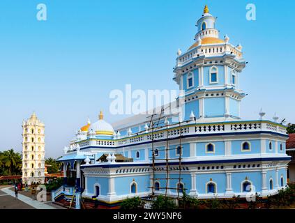 Indien, Goa, Ponda, Shri Mangeshi Temple Stock Photo
