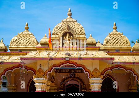 Indien, Goa, Siolim, Shri Laxmi Narayan Temple Stock Photo