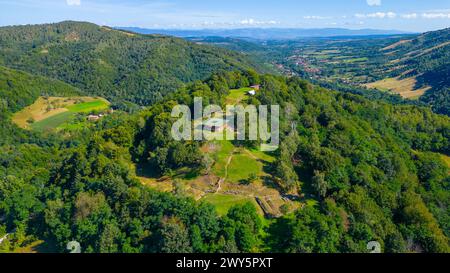 Dacian Fortress Costesti in Orastie mountains in Romania Stock Photo ...