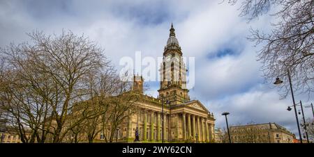 Bolton Town Hall, Bolton, Lancashire, England Stock Photo