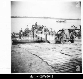 ASSAULT CRAFT USED IN RHINE CROSSING AND SUNKEN RAFT - Original wartime ...