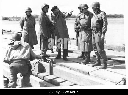 Field Marshal Montgomery Crosses The Elbe - Field Marshal Montgomery 