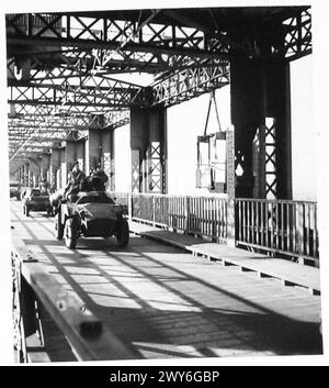 The 1st Royal Dragoons advance in column formation through Eckernförde ...