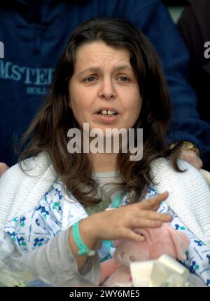 File photo dated 20/11/05 of Pc Teresa Milburn, who was shot along with Pc Sharon Beshenivsky who died from her injuries, after the two police officers were gunned down in the street as they arrived at the scene of an armed robbery, at Universal Express travel agents in Morley Street, Bradford in 2005. As this took place, the mastermind behind the robbery Piran Ditta Khan was sitting in the safety of a lookout car eating sandwiches, jurors heard. On Thursday Khan, 75, became the last of the seven men involved in the raid to be convicted. He was found guilty of murder and firearms offences by a Stock Photo