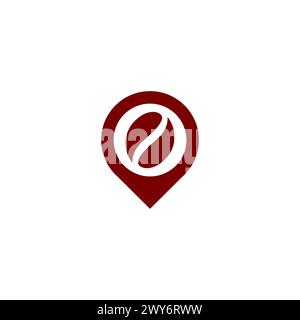 Coffee Spot Logo Icon. Food and Drink icon Stock Vector