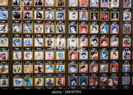 Madrid, Spain. 04th Apr, 2024. view of the Exhibition 'THE ART OF MANGA' at the COAM in Madrid, April 4, 2024 Spain Credit: Sipa USA/Alamy Live News Stock Photo