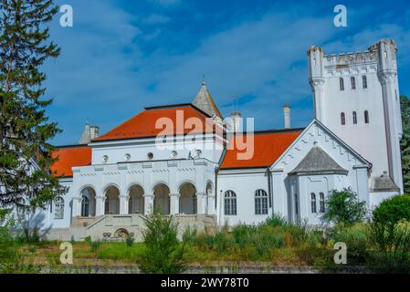 Fantast castle in Serbia during a summer day Stock Photo