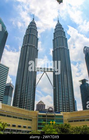 Kuala Lumpur, Malaysia - May 22, 2023: A world beautiful famous skyscrapers in Kuala Lumpur. Stock Photo