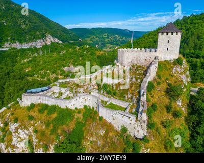 Old Town Fortress in Serbian town Uzice Stock Photo