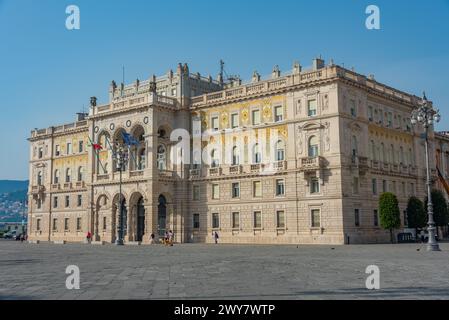 Palazzo della Luogotenenza austriaca in Italian city Trieste Stock Photo