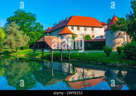 Otocec castle near Novo Mesto in Slovenia Stock Photo