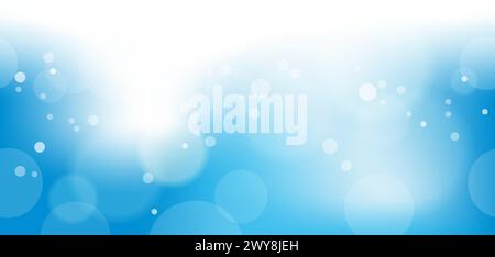 Abstract Vector Seamless Summertime Background With Text Space. Horizontally Repeatable. Stock Vector