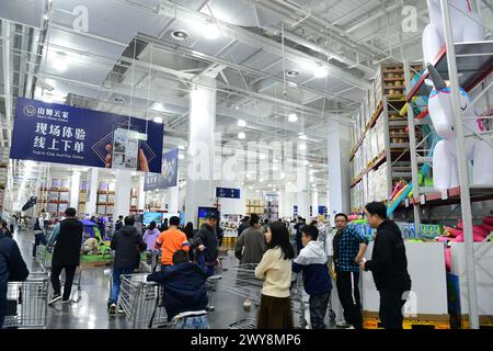 SHANGHAI, CHINA - APRIL 4, 2024 - Customers shop at Sam's flagship ...