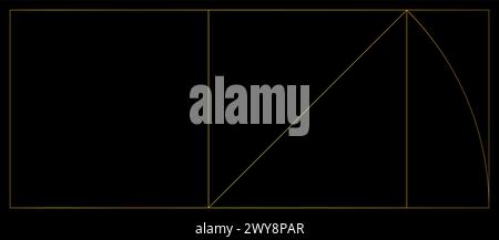 Silver Rectangle Math Silver rectangular (2nd precious metal ratio) 1:2.414, Vector ...