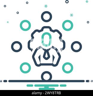Icon for skills, dexterity Stock Vector