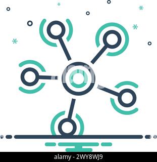 Icon for connecting, hub Stock Vector Image & Art - Alamy