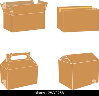 Cardboard icon vector illustration design Stock Vector Image & Art - Alamy