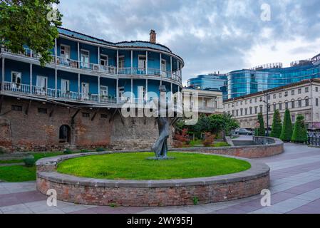 Tbilisi, Georgia, September 11, 2023: Tram Themed Cafe At Rike Park In 