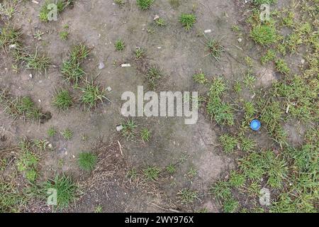 Mud and grass ground texture suitable for reference Stock Photo