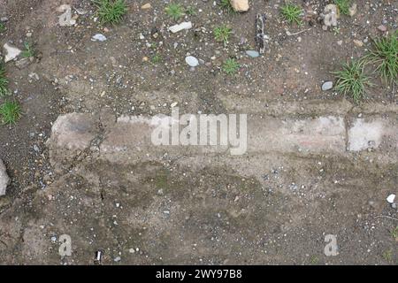 Mud and grass ground texture suitable for reference Stock Photo