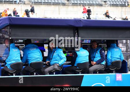 Suzuka, Japan. 05th Apr, 2024. Williams Racing pit gantry. 05.04.2024. Formula 1 World Championship, Rd 4, Japanese Grand Prix, Suzuka, Japan, Practice Day. Photo credit should read: XPB/Alamy Live News. Stock Photo