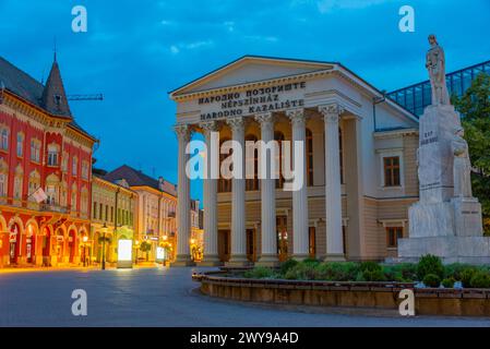 Subotica, Serbia, July 25, 2023: National theatre in Serbian town Subotica Stock Photo