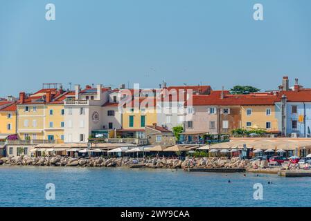 Piran, Slovenia, 22 June 2023: Sunrise at Plaza Tartini in Slovenian ...