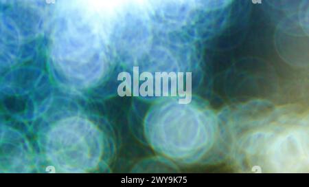 Abstract Reflections Bubble Background Design Stock Photo