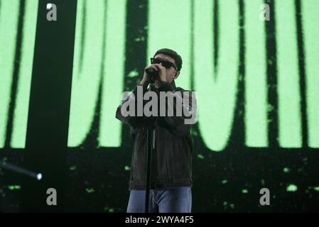 Italian singer Music Concert - Gazzelle - Dentro x Sempre Tour Gazzelle, real name Flavio Bruno Pardini, performing live during his Dentro X Sempre Tour Rome Palazzo dello Sport Italy Copyright: xRobertoxBettacchix/xLiveMediax LPM 1298296 Stock Photo