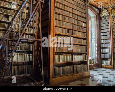 Vienna, Austria, Austria. 5th Apr, 2024. Interior of the Vienna National Library. (Credit Image: © Bianca Otero/ZUMA Press Wire) EDITORIAL USAGE ONLY! Not for Commercial USAGE! Stock Photo