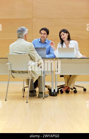 Interview, Coaching, Selling, Business, Donostia, San Sebastian, Basque Country, Spain. Stock Photo