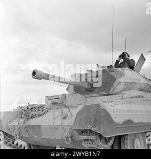 A Crusader Mk III tank of the British Army is pictured in North