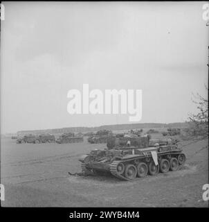 11TH ARMOURED DIVISION DRIVE - Comet tanks of the 29th Armoured Brigade ...