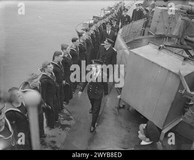 COMMANDER IN CHIEF, PLYMOUTH, ADMIRAL SIR MARTIN DUNBAR-NASMITH, VC ...