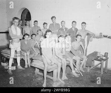 BRITISH POWs in 1945 after release from a Japanese work camp on the ...