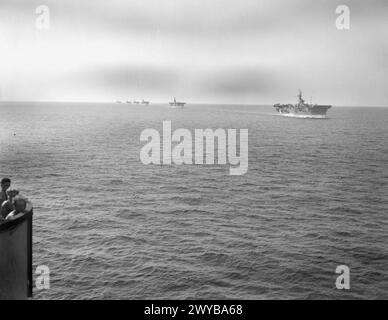 With The Escort Carrier Hms Attacker. September 1944, Off Rhodes, In 