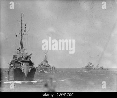 DESTROYER FLOTILLA AT SEA. SEPTEMBER 1940, ON BOARD THE DESTROYER HMS ...