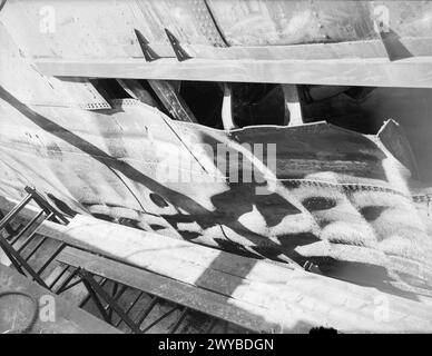 The River-class frigate HMCS Matane suffers glider bomb damage on 20 ...