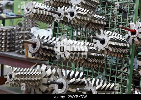 Tools machining center. Industry. Gipuzkoa. Basque Country. Spain. Stock Photo