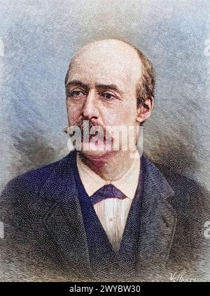 Alexander Emanuel Agassiz, 1835 -1910, Amerikanischer Wissenschaftler und Ingenieur, Historisch, digital restaurierte Reproduktion von einer Vorlage a Stock Photo